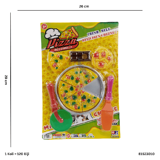 [81523010] PIZZA PLAY SET 3010