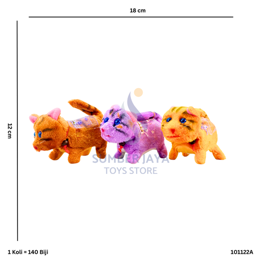 [101122A] KUCING BULU + ROK AB 122A