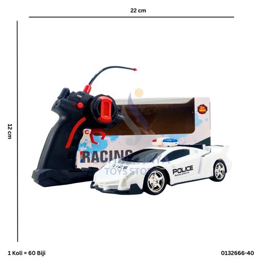 [0132666-40] R/C POLICE DEMO + LIGHT 666-40