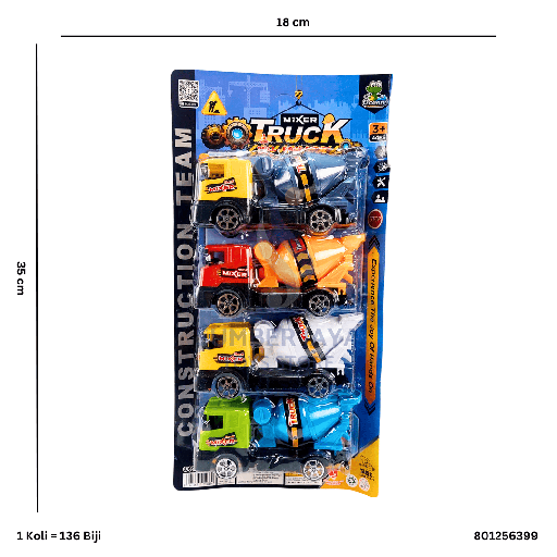 [801256399] MIXER TRUCK SET 6399