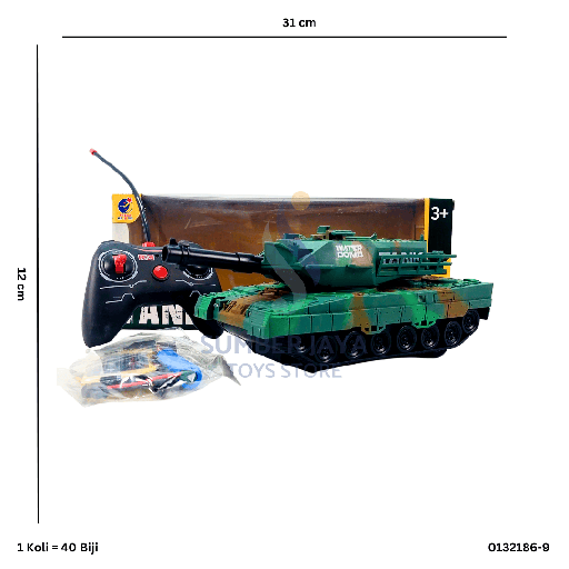 [0132186-9] R/C 5FC TANK 2ASST 186-9A