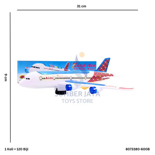 [8073380-600B] PESAWAT BATIK AIR 380-600B