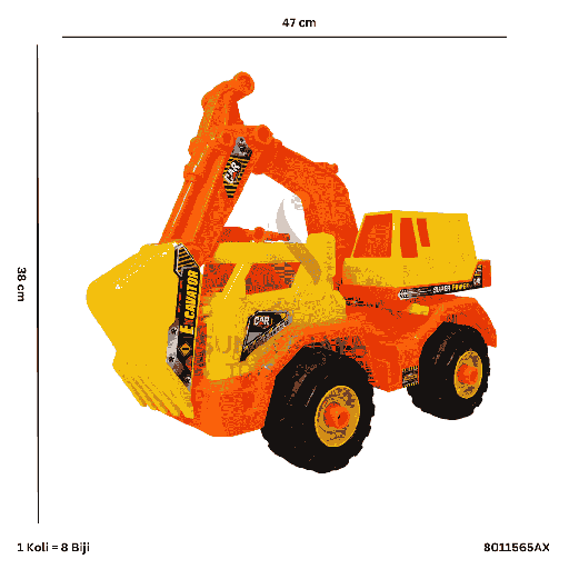 [8011565AX] EXCAVATOR KABIN BIASA AX 65