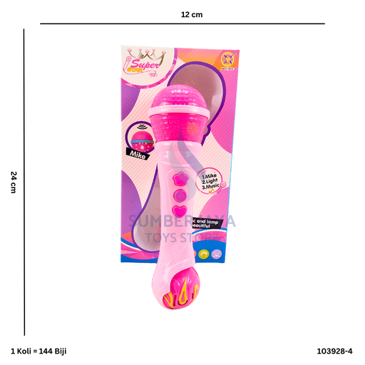 [103928-4] MICROPHONE SUPER STAR 928-4
