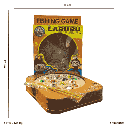 [1032080C] FISHING LABUBU 2080C