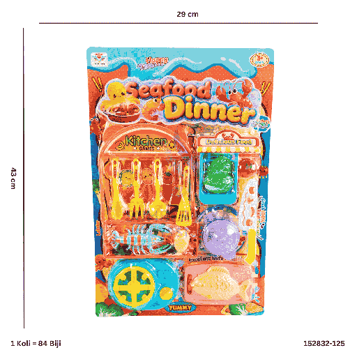 [152832-125] SEAFOOD DINNER 832-125