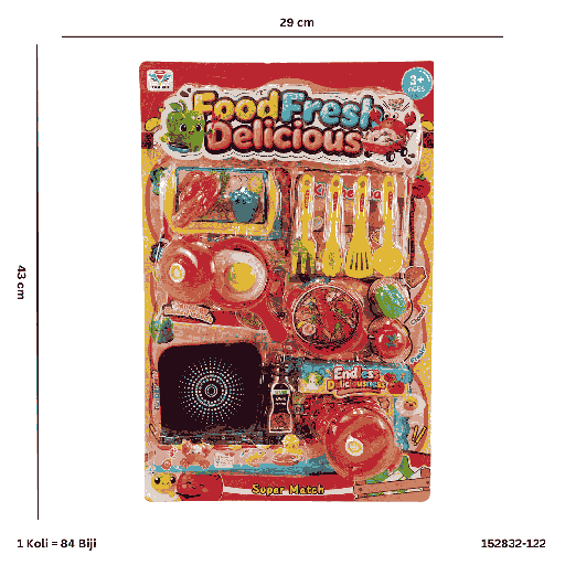 [152832-122] FOOD FRESH DELICIOUS 832-122