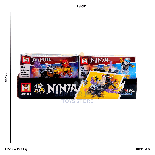 [0831586] RPK NINJAGO MASTER KOU'S ASSAULT 1586