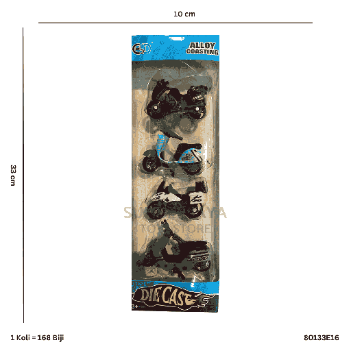 [80133E16] DIECAST VESPA E16