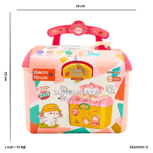 [1532203T-3] BEAUTY SET W/ BAG 2203T-3