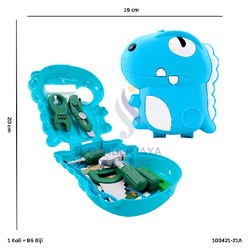 [103421-21A] DINO TOOL SET BAG 2IN1 421-21A