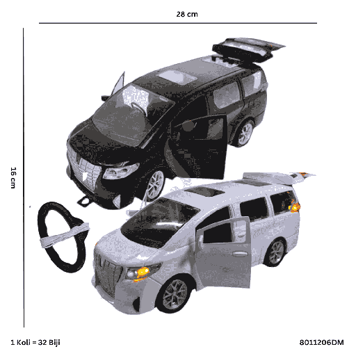 [8011206DM] MOBIL ALPHARD B/O KTG DM 06