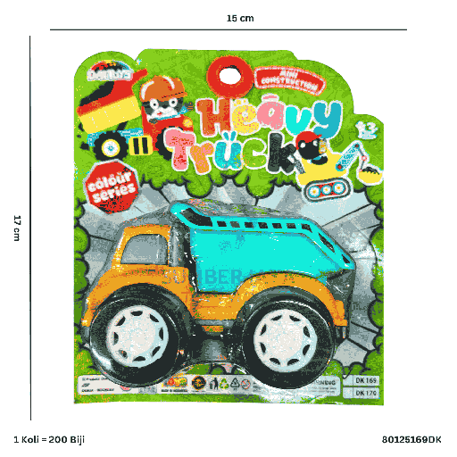 [80125169DK] TRUCK DUMP CITY VEHICLE DK 169
