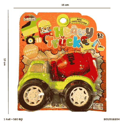 [80125168DK] TRUCK MIXER CEMENT CITY DK 168