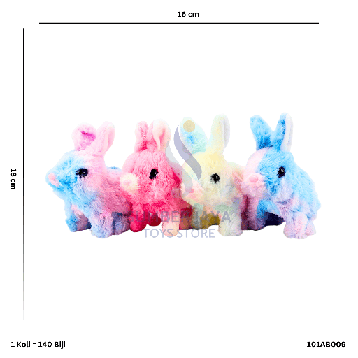 [101AB009] KELINCI BULU WRN B/O AB009