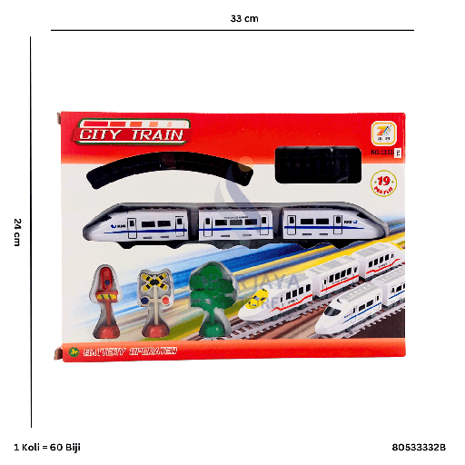 [80533332B] B/O CITY TRAIN SET 3332B