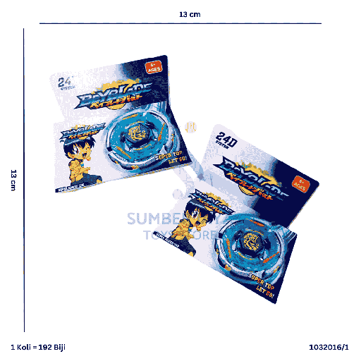 [1032016/1] GASING BB + LAUNCHER BATTLER SERIES CC2016