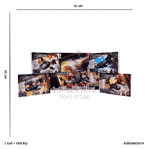 [808386060A] RPK SUPERHERO AVANGERS 86060A