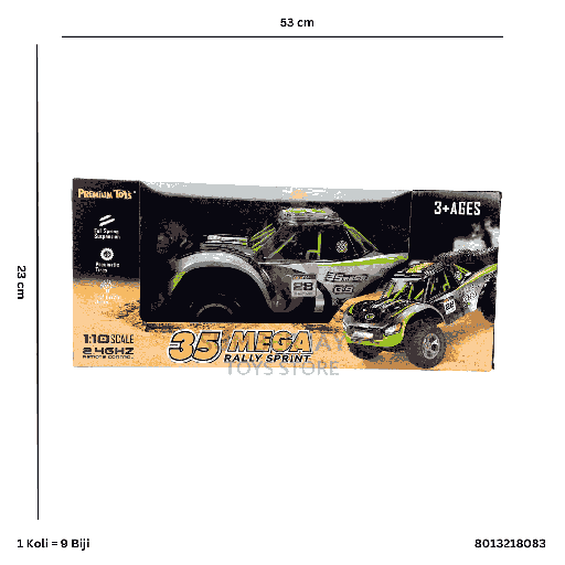 [8013218083] R/C MEGA RALLY SPRINT 18083