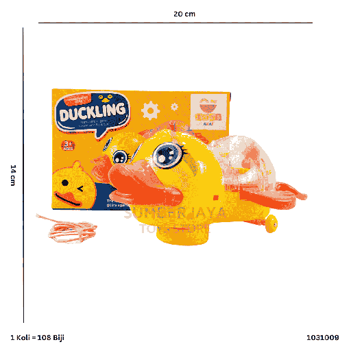 [1031009] B/O LIGHTING GEAR DUCK AK1009