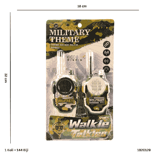 [1820129] WALKIE TALKIE MILITARY 259-101