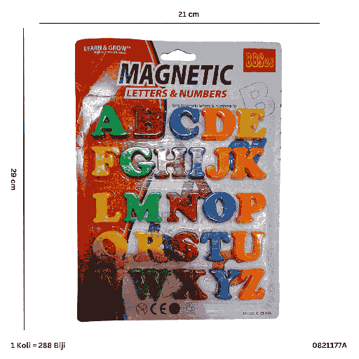 [0821177A] MAGNETIC LETTER NUMBER 1177A
