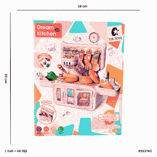 [8153743] PLAY SET KITCHEN 743 