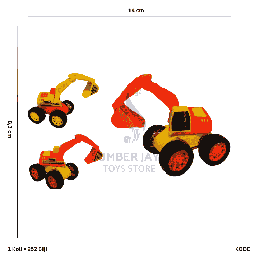[8011503VK] MINI CONTRUCTION EXCAVATOR VK 03