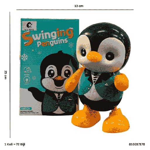 [810317178] SWINGING PENGUINS 17178