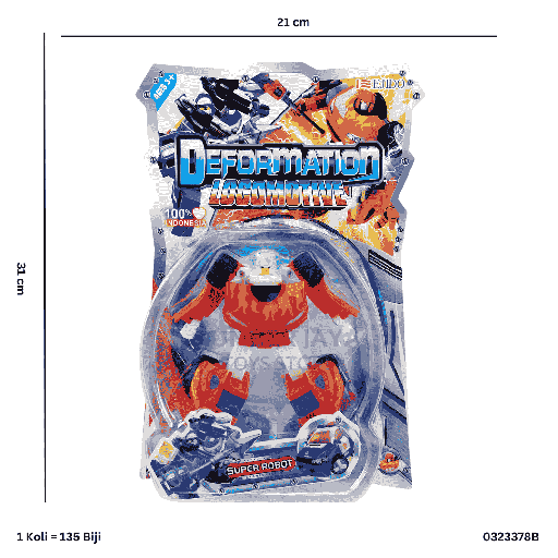 [0323378B] ROBOT DEFORMATION LOCOMOTIF 3378B