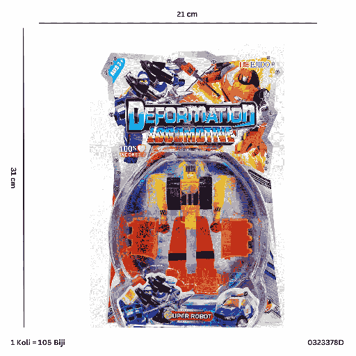 [0323378D] ROBOT DEFORMATION LOCOMOTIF 3378D