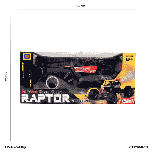 [0132668-13] R/C RAPTOR 668-13