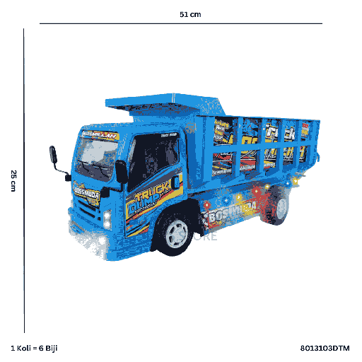 [8013103DTM] TRUCK DUMP OLENG B/O DT 03-MK