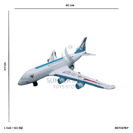 [807367BP] BIG AIRPLANE B/O DUS BP 67