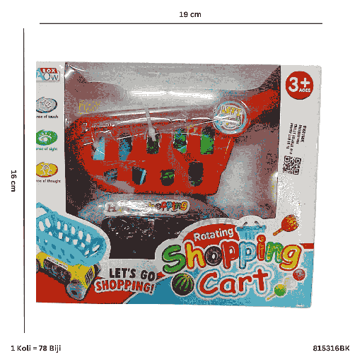[815316BK] TROLLY BELANJA ISI DESSERT DUS BK 16