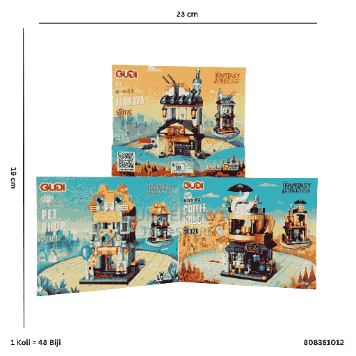[808351012] BLOCKS FANTASY STREET 51012