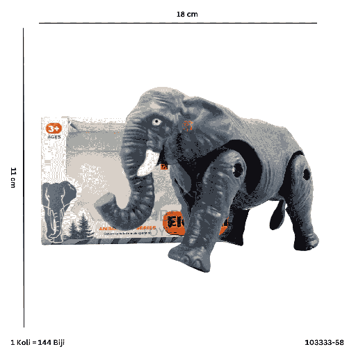 [103333-58] B/O ELEPHANT 333-58
