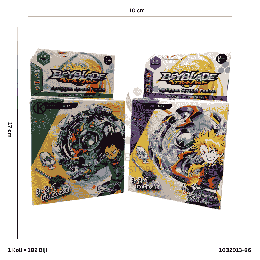 [1032013-66] GASING BB + LAUNCHER BATTLE SERIES 2013-66