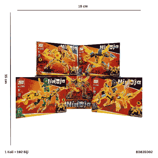 [80835002] RPK NINJAGO DRAGON & ROBOT 5002