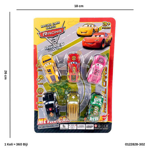 [0122828-302] METAL CAR RACING 828-302