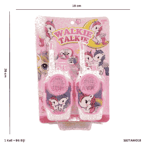 [182TAM018] WALKIE TALKIE BEBEK &UNICORN TAM018