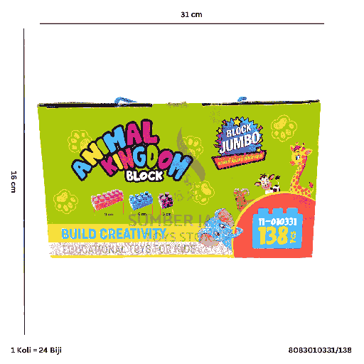 [8083010331/138] BLOCK ANIMAL KINGDOM 010331/138