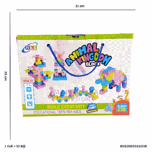 [8083010333/238] BLOCK ANIMAL KINGDOM 010333/238