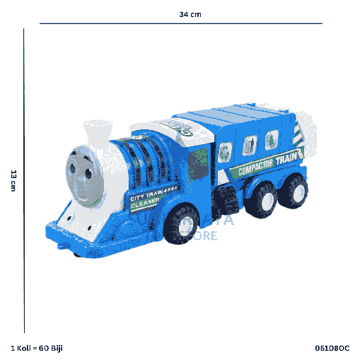 [05108OC] TRUCK TRAIN COMPACTOR OC 08