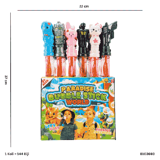 [8103693] BUBBLE STICK FANTASTIC CHARACTER 693