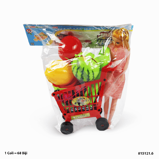 [815121.6] SHOPPING CART+FRUITS 21.6