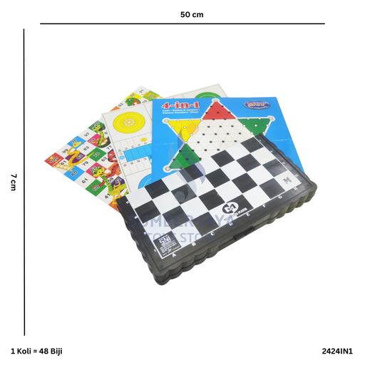 [2424IN1] CATUR GAME 4IN1