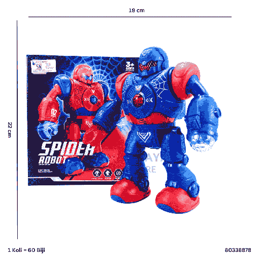 [80338878] SPIDER ROBOT 8878