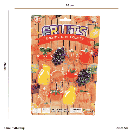 [81521236] FRUITS SET 1236