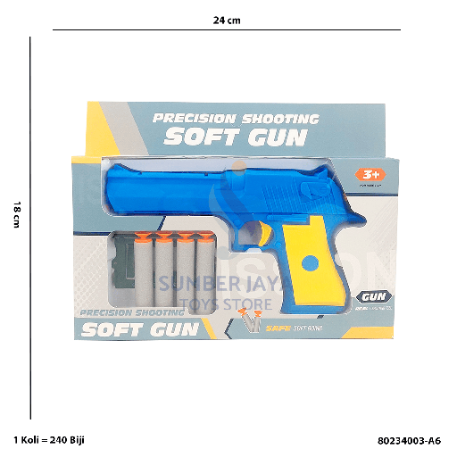 [80234003-A6] SOFT BULLET GUN 003-A6